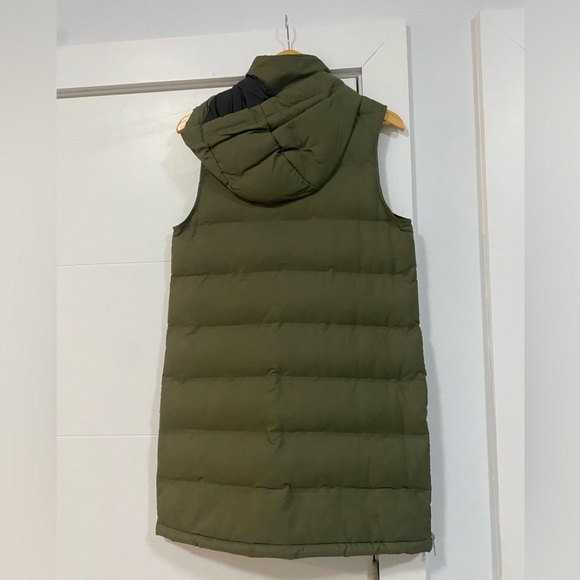 Zara Green Long Length Vest - Picture 2 of 3